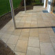 3 cm starke Granit-Terrassenplatten Tiago gelb 80 x 80 cm