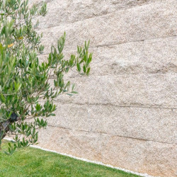 20 cm tiefe Schlossmauersteine Tiago gelb