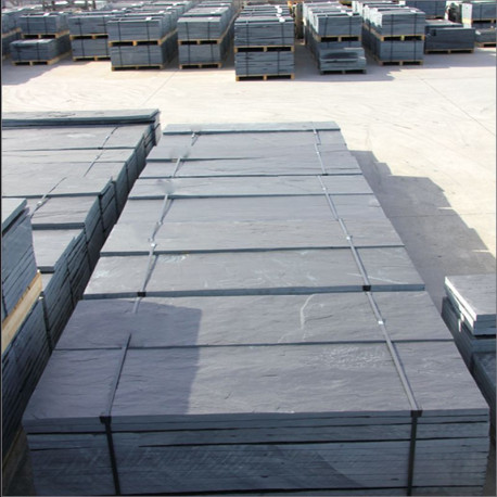 3 cm starke Schiefer-Terrassenplatten schwarz 60 x 30 cm