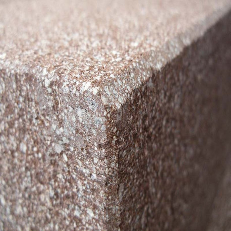 15 x 45 cm Granit-Blockstufen Laahs rot 150 cm lang