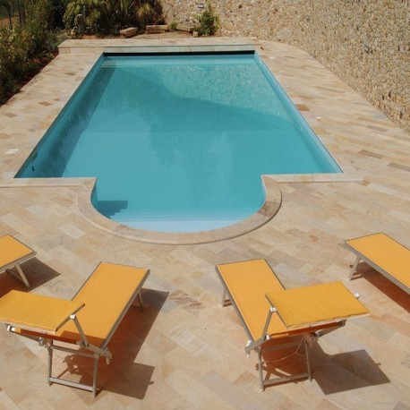 3 cm starke Granit-Terrassenplatten Tiago gelb