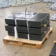 18 x 35 cm Granit Blockstufen Adrian Black schwarz 100 cm lang