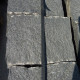 20 x 20 cm Granit Kleinmauersteine Adrian Black schwarz 40 cm lang
