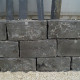 25 x 25 cm Granit Kleinmauersteine Adrian Black schwarz