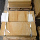 3 cm starke Sandstein Mauerabdeckplatten Gobi gelb