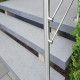 8 x 30 cm Granit Trittstufen Alvaro anthrazit