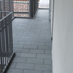 3 cm starke Sandstein Terrassenplatten Verdico grün