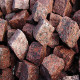 Granit Pflastersteine Raudona rot Größe 8 x 11