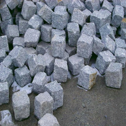 Granit Pflastersteine Griys hellgrau