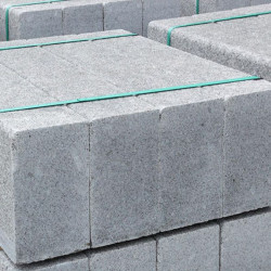 12 x 40 cm Granit Bordsteine Griys grau