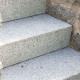 15 x 40 cm Granit Blockstufen Griys hellgrau 300 cm lang