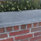 3 cm starke Granit Mauerabdeckplatten Alvaro anthrazit 26 cm breit