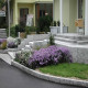 18 x 40 cm Granit Blockstufen Griys hellgrau 250 cm lang