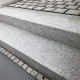 20 x 40 cm Granit Blockstufen Griys hellgrau 200 cm lang
