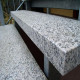 8 x 40 cm Granit Trittstufen Griys hellgrau