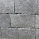 30 x 30 cm Granit Mauersteine Griys hellgrau 30 cm tief