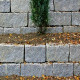 30 x 30 cm Granit Mauersteine Griys hellgrau 30 cm hoch