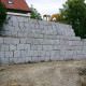 50 x 50 cm Granit Mauersteine Griys hellgrau 50 cm hoch