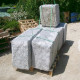 50 x 50 cm Granit Mauersteine Griys hellgrau