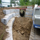 50 x 50 cm Granit Mauersteine Griys hellgrau