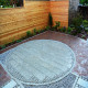 3 cm starke Granit Terrassenplatten Griys hellgrau 40 x 40 cm