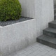 10 x 25 cm Granitpalisaden Griys hellgrau 50 cm lang
