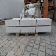 20 x 20 cm Granitpfosten Griys hellgrau 200 cm lang