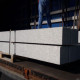 30 x 30 cm Granitpfosten Griys hellgrau 300 cm lang