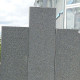 6 x 50 cm Granit-Sichtschutz Alvaro anthrazit 200 cm lang