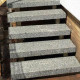 6 x 30 cm Granit Trittstufen Griys hellgrau
