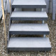 15 x 35 cm Basaltlava-Blockstufen Vulcano grau 100 cm lang