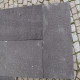 3 cm starke Basaltlava Terrassenplatten Vulcano anthrazit 60 cm freie Längen