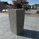 12 x 12 cm Basaltlava Palisaden Vulcano anthrazit 150 cm lang