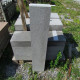10 x 25 cm Basaltlava Palisaden Vulcano anthrazit 100 cm lang