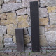 10 x 25 cm Basaltlava Palisaden Vulcano anthrazit 50 cm lang