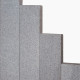 10 x 50 cm Granit Sichtschutz Alvaro anthrazit 350 cm lang
