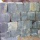20 - 25 cm hohe Basalt Mauersteine schwarz gespalten