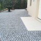 15 cm starke Kalkstein Podestplatte Blancka Flava weiß 150 x 100 cm