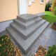 15 x 35 cm Granit Blockstufen Alvaro anthrazit