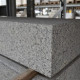 18 x 35 cm Granit Blockstufen Elena weißgrau 120 cm lang