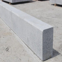 10 x 25 cm Granit Bordsteine Elena weiß grau