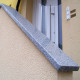 3 cm starke Granit Mauerabdeckplatten Elena weißgrau 36 cm breit