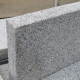 8 x 25 cm Granitpalisaden Elena weißgrau 300 cm lang
