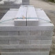 10 x 25 cm Granitpalisaden Elena weißgrau 300 cm lang