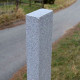 10 x 25 cm Granitpalisaden Elena weißgrau 250 cm lang