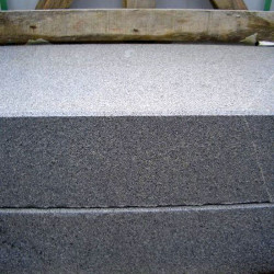 20 x 40 cm Granit Blockstufen Alvaro anthrazit 120 cm lang