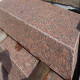 15 x 35 cm Granit Blockstufen Laahs rot