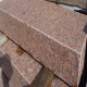 15 x 35 cm Granit Blockstufen Laahs rot