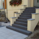 18 x 40 cm Granit Blockstufen Pedro Black schwarz