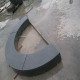 18 x 45 cm Granit Blockstufen Pedro Black schwarz